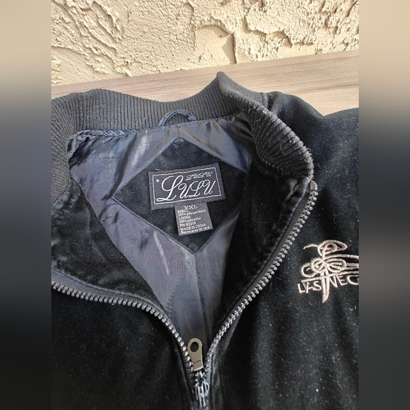 Store Close Mid Of Nov!! LAS VEGAS VELVET VARSITY JACKET BY LULU XXL - Picture 4 of 5